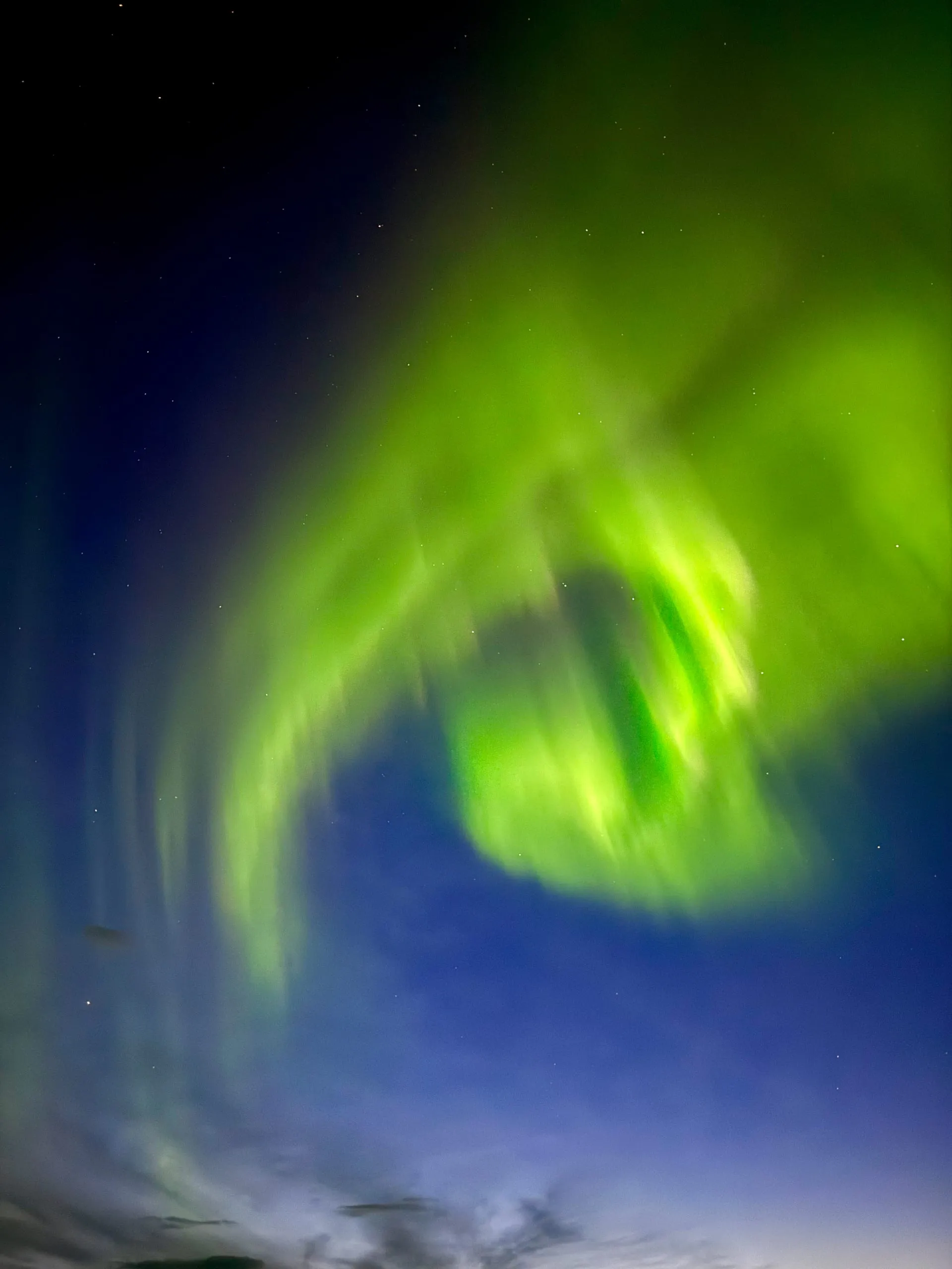 Mývatn, day four, about seven in the evening. It went on for an hour